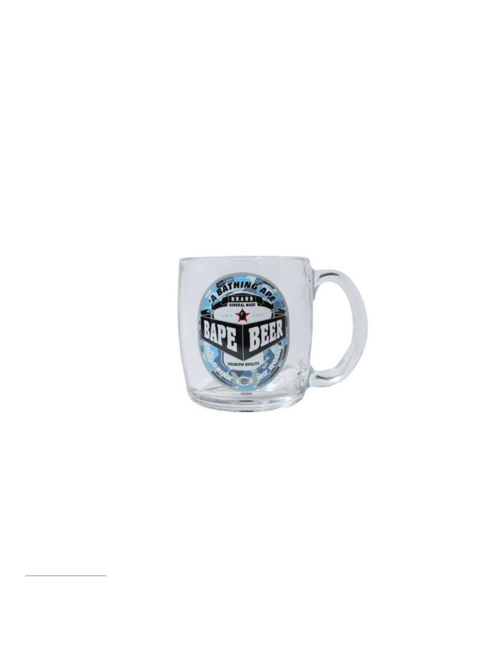 A Bathing Ape German Beer Stein Glass Mug